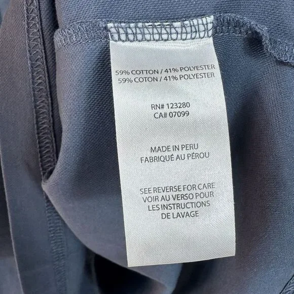 Travis Mathew Performance Golf Polo Shirt, Blue, Men’s Size Medium - Picture 6 of 7